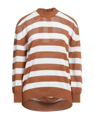 Jucca Woman Sweater Camel Size S Cotton In Beige