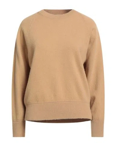 Jucca Woman Sweater Camel Size S Virgin Wool In Nude