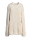 Jucca Woman Sweater Cream Size L Cotton In White