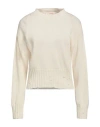 Jucca Woman Sweater Cream Size L Virgin Wool