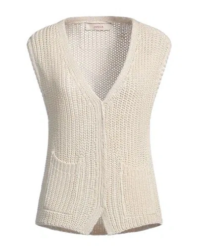 Jucca Woman Sweater Cream Size Xl Cotton In White