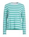 Jucca Woman Sweater Emerald Green Size Xl Cotton