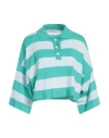 Jucca Woman Sweater Green Size L Cotton In Green