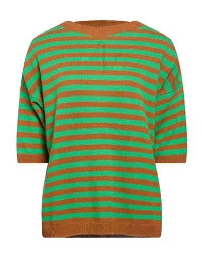Jucca Woman Sweater Green Size S Cashmere