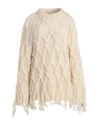 Jucca Woman Sweater Ivory Size S Mohair Wool, Wool, Polyester In White