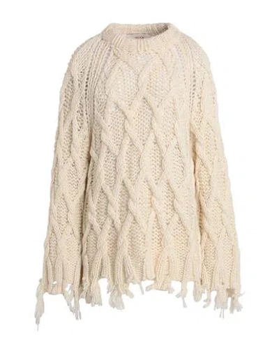 Jucca Woman Sweater Ivory Size S Mohair Wool, Wool, Polyester In White