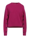 Jucca Woman Sweater Mauve Size S Virgin Wool In Purple
