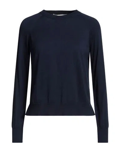 Jucca Woman Sweater Midnight Blue Size L Cotton, Cashmere