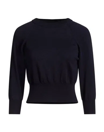 Jucca Woman Sweater Navy Size M Virgin Wool In Multi