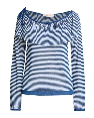 Jucca Woman Sweater Navy Size S Viscose, Polyamide, Polyester In Blue