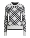 Jucca Woman Sweater Off White Size Xs Virgin Wool In Gray