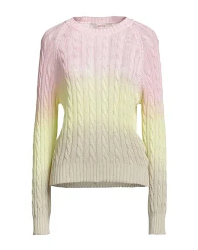 Jucca Woman Sweater Pink Size L Cotton In Multi
