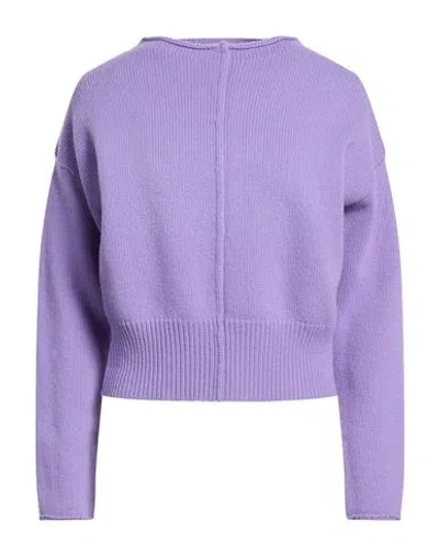 Jucca Woman Sweater Purple Size S Virgin Wool