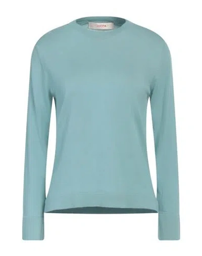 Jucca Woman Sweater Sage Green Size L Cotton
