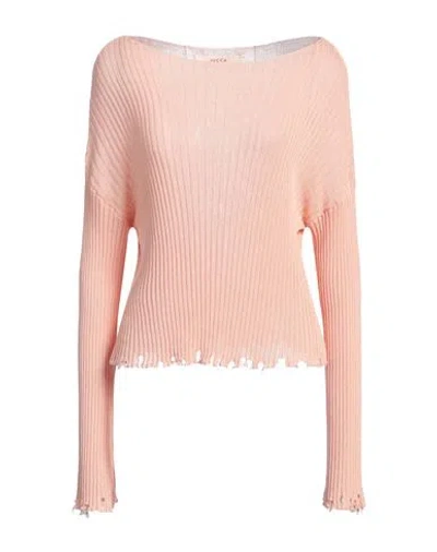Jucca Woman Sweater Salmon Pink Size M Cotton