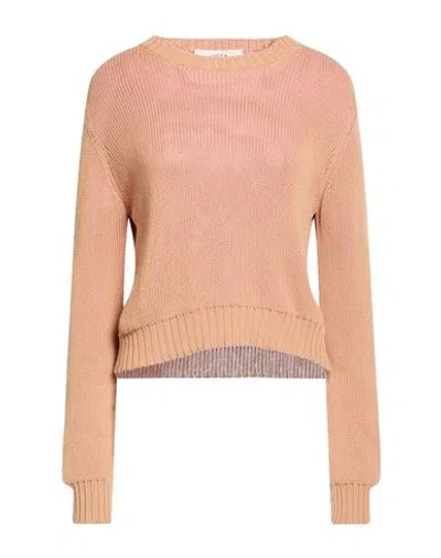 Jucca Woman Sweater Sand Size L Cotton In Neutral