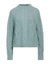 Jucca Woman Sweater Sky Blue Size M Alpaca Wool, Polyester, Polyamide, Wool