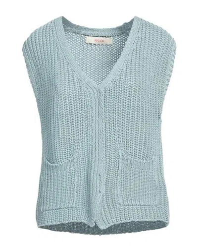 Jucca Woman Sweater Sky Blue Size M Cotton