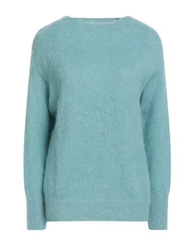 Jucca Woman Sweater Turquoise Size S Polyamide, Alpaca Wool, Mohair Wool