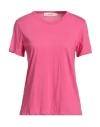 Jucca Woman T-shirt Fuchsia Size L Cotton In Pink