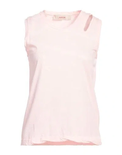 Jucca Woman T-shirt Light Pink Size S Cotton, Polyamide