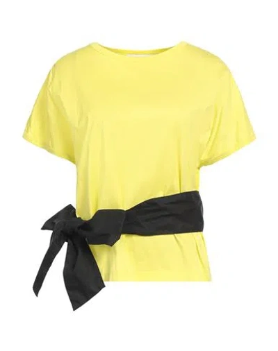 Jucca Woman T-shirt Lime Green Size S Cotton