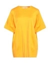 Jucca Woman T-shirt Mandarin Size M Cotton In Mandarin