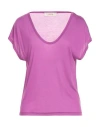 Jucca Woman T-shirt Mauve Size M Lyocell In Purple