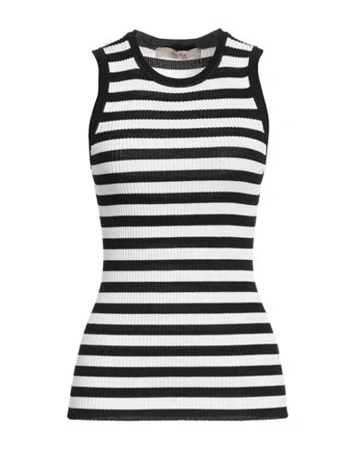 Jucca Woman Tank Top Black Size L Viscose, Polyamide