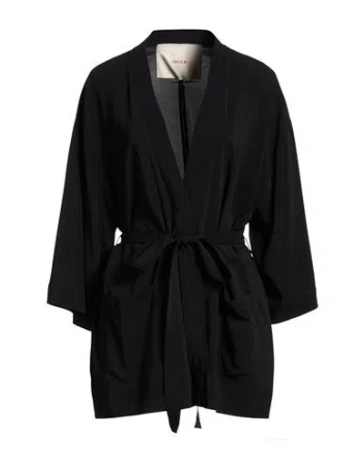 Jucca Woman Top Black Size 10 Viscose, Elastane