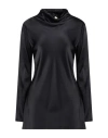 Jucca Woman Top Black Size 8 Silk, Elastane