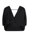 Jucca Woman Top Black Size M Viscose