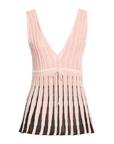 Jucca Woman Top Blush Size M Viscose, Cotton, Polyester, Polyamide In Pink