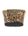 Jucca Woman Top Gold Size 8 Polyamide, Elastane