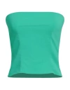Jucca Woman Top Green Size 6 Viscose, Elastane In Green