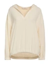 Jucca Woman Blouse Ivory Size 10 Polyester In White