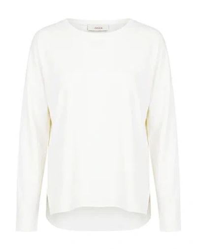 Jucca Woman Top Ivory Size 8 Viscose, Elastane In White