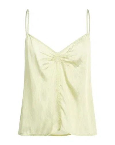 Jucca Woman Top Light Green Size 6 Viscose, Silk