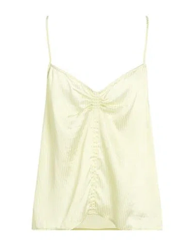 Jucca Woman Top Light Green Size 8 Viscose, Silk