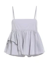 Jucca Woman Top Lilac Size 8 Polyacrylic, Cotton In Purple
