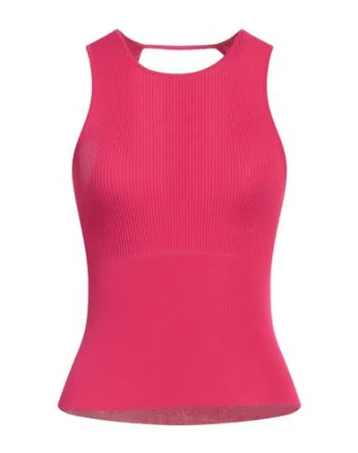 Jucca Woman Top Magenta Size M Viscose, Polyamide