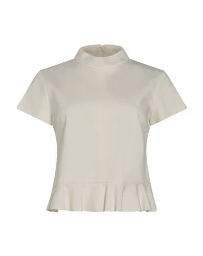 Jucca Woman Top Off White Size 2 Viscose, Polyamide, Elastane