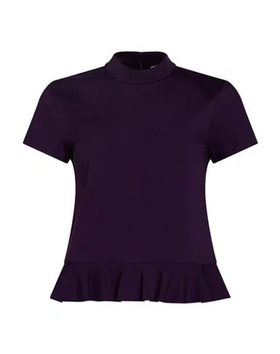 Jucca Woman Top Purple Size 2 Viscose, Polyamide, Elastane