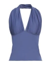 Jucca Woman Top Purple Size M Viscose In Purple