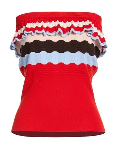 Jucca Woman Top Red Size L Cotton