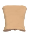 Jucca Woman Top Sand Size 6 Viscose, Elastane In Beige