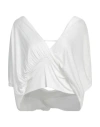 Jucca Woman Top White Size L Viscose