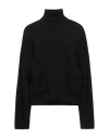 Jucca Woman Turtleneck Black Size M Virgin Wool