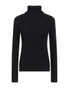 Jucca Woman Turtleneck Black Size S Alpaca Wool, Wool, Polyamide, Elastane