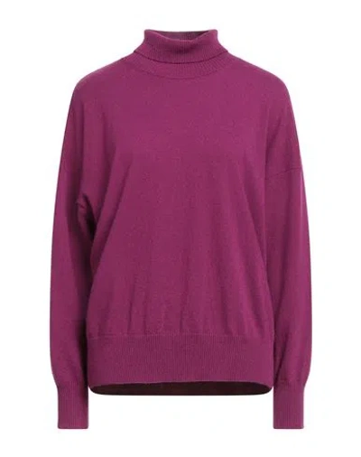 Jucca Woman Turtleneck Garnet Size S Cashmere In Purple